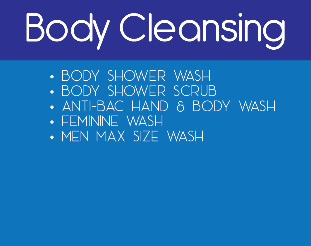 Cleanning Body ผลิตภัณฑ์ในกลุ่ม Body Cleansing